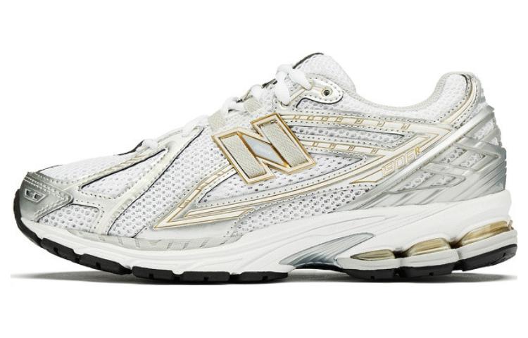 New Balance NB 1906R Trendy Retro Sports Fabric, Synthetic Leather, Shock-absorbing, Wear-Resistant, Breathable, Low-Top, Casual Running Shoes, Unisex, Platinum