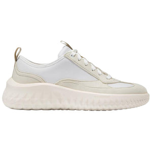 COLE HAAN ZEROGRAND Series Round Toe Versatile Thick Sole Low-Top Casual Shoes for Women, White
