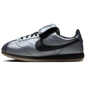 Nike Cortez LEATHER Grey Black Silver.