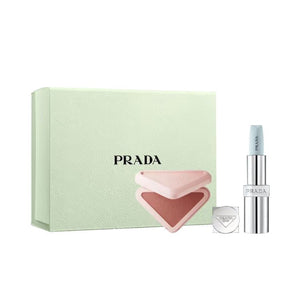 طقم مكياج بشعار PRADA بلاشر وبلسم شفاه، لقطة 3