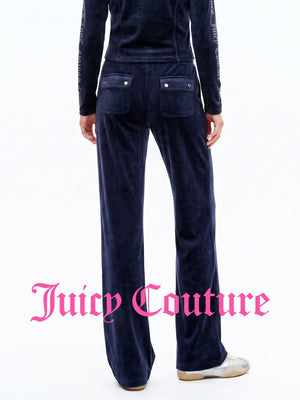 بنطال مخمل نسائي طويل مرن Juicy Couture - رفعة