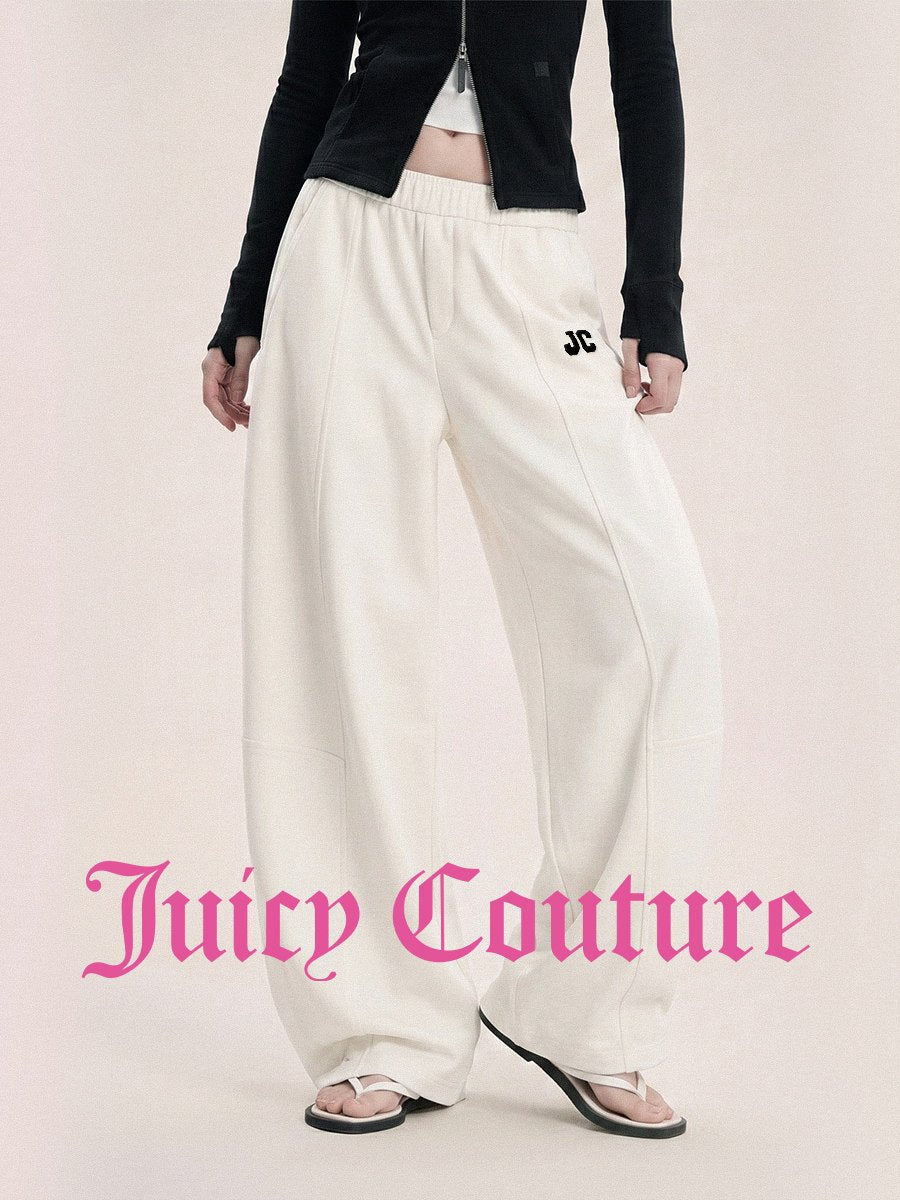 بنطال نسائي بساق واسعة وخصر مطاطي Juicy Couture - رفعة