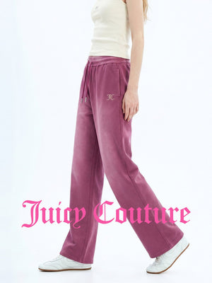 بنطال رياضي نسائي Juicy Couture بقصة مستقيمة وردي - رفعة