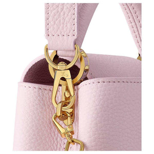 LOUIS VUITTON Capucines Metallic Pink.