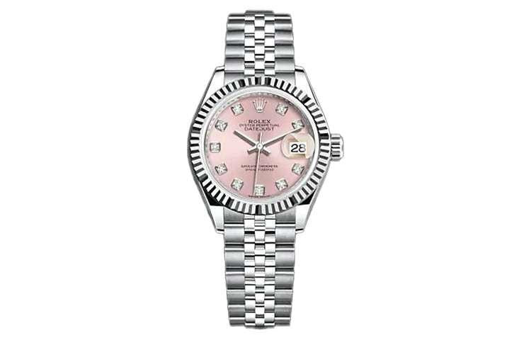 Rolex Women's Watch Pink.