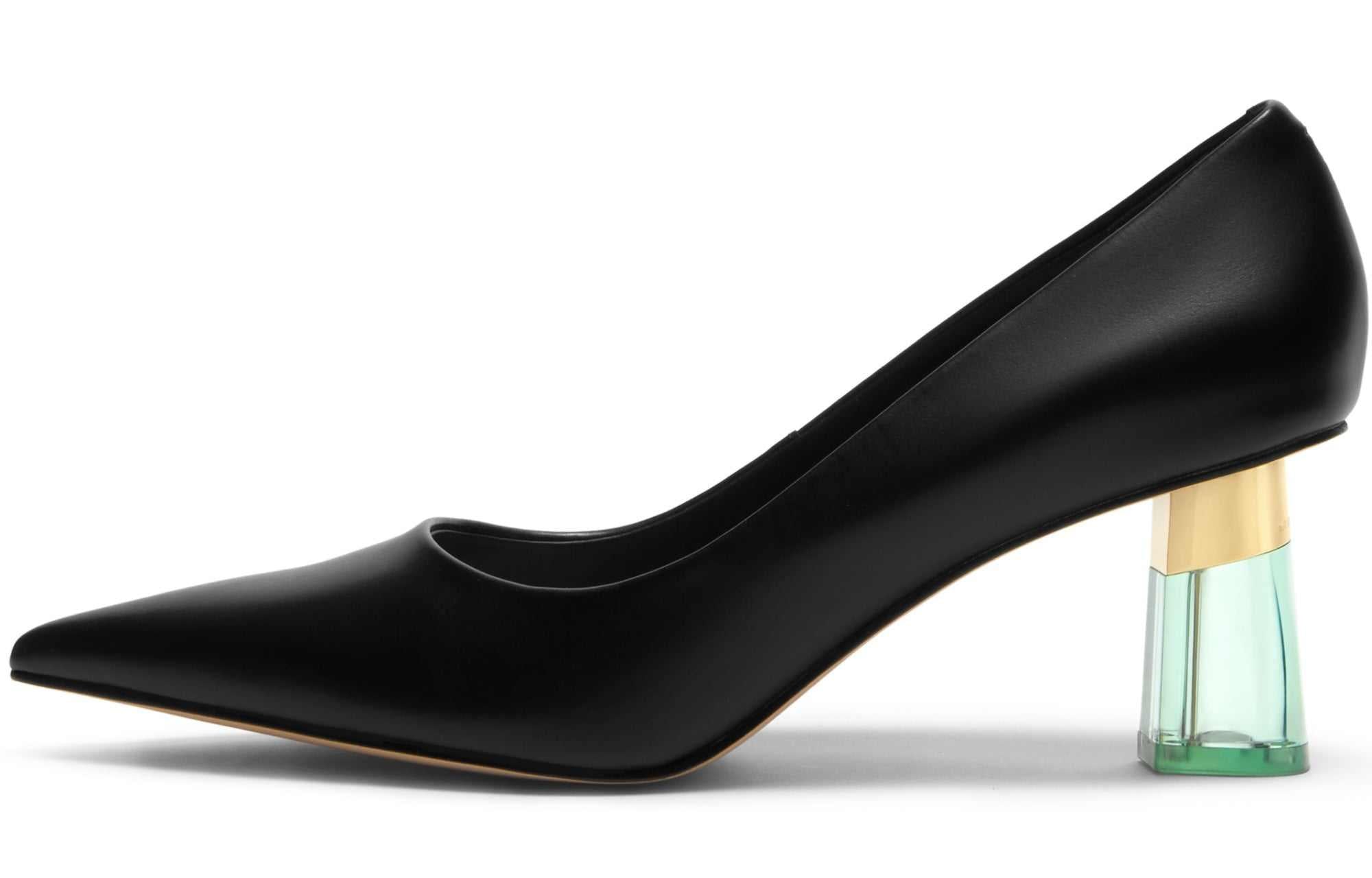 حذاء Pumps نسائي مدبب بكعب شفاف CHARLES & KEITH.