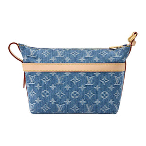 حقيبة Louis Vuitton Vanity بتصميم قماش الجينز الأزرق المميز.