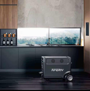 🔋 محطة طاقة شمسية 3840Wh محمولة AFERIY LiFePO4 مع ألواح شمسية 400W (قطعتين).