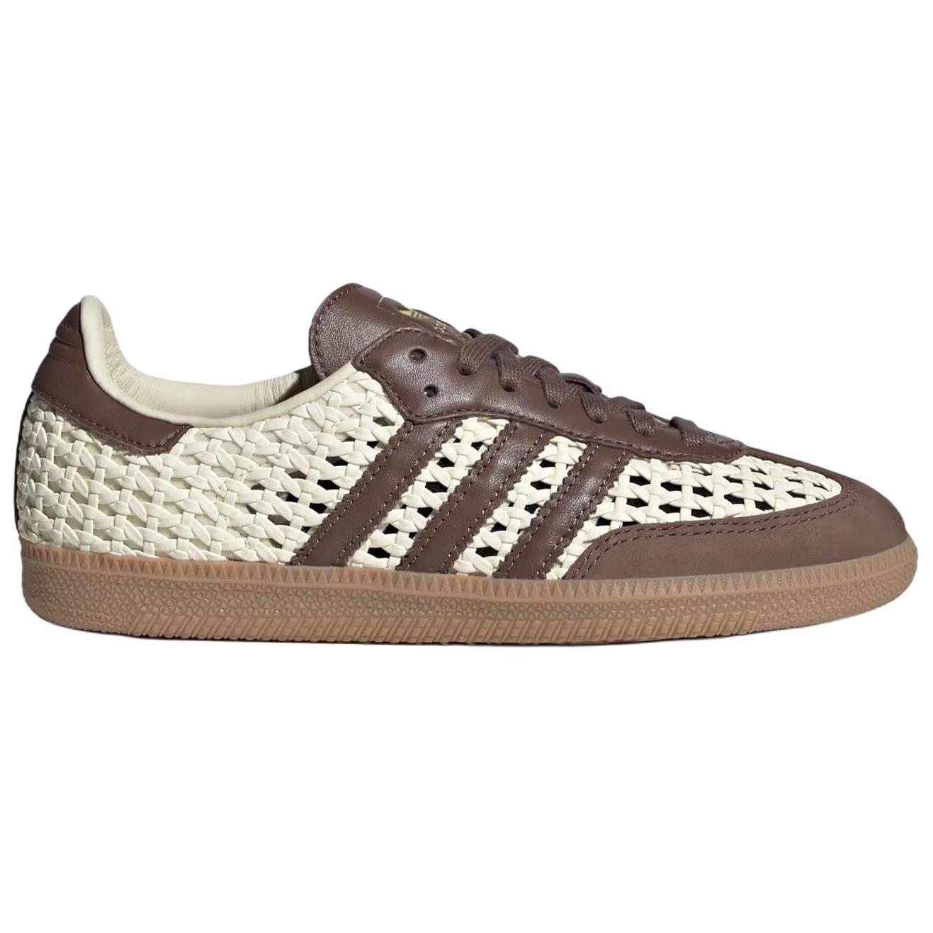حذاء adidas Samba الأصلي بتصميم محبوك بني