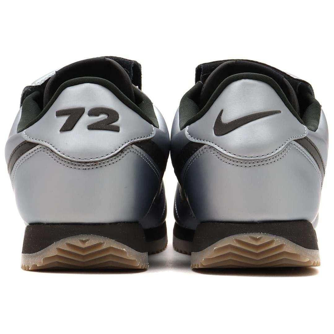 Nike Cortez LEATHER Grey Black Silver.