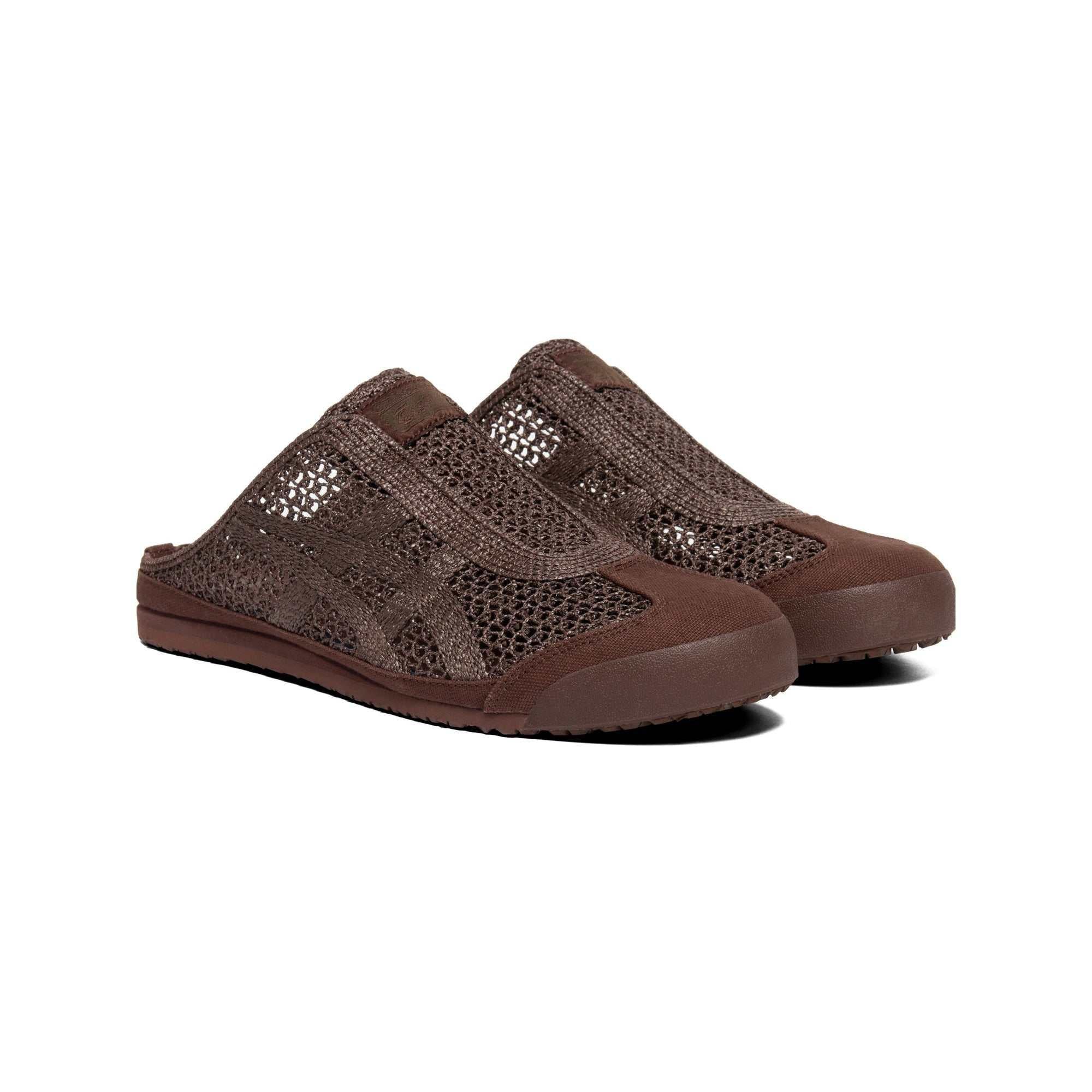 Onitsuka Tiger MEXICO 66 SABOT Slippers Dark Brown.