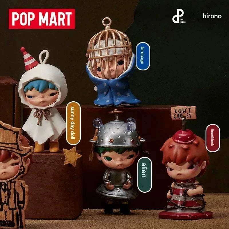 مجسمات POP MART Hirono Shelter صندوق عشوائي Blind Box.