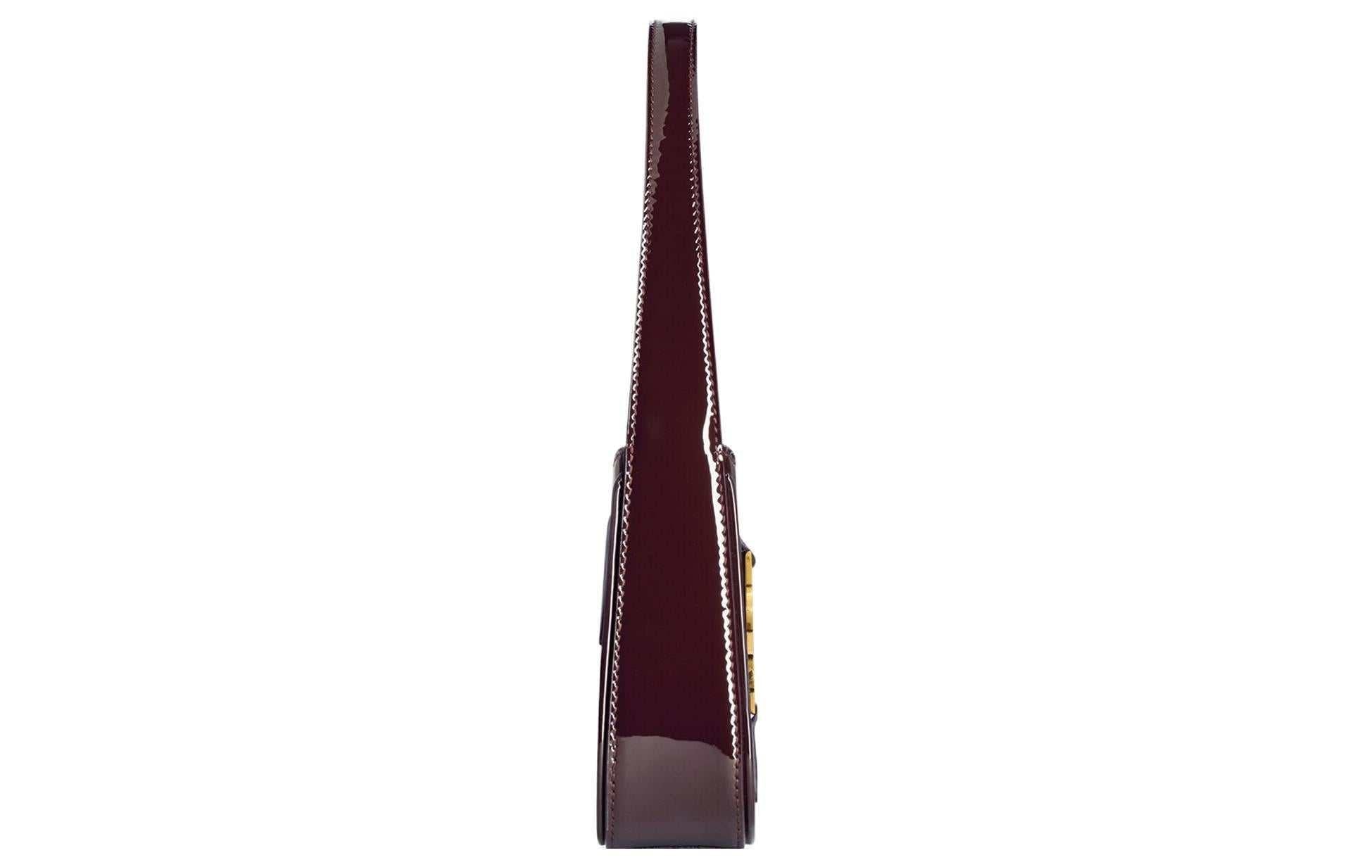 حقيبة Shoulder Bag من Saint Laurent لون Burgundy.