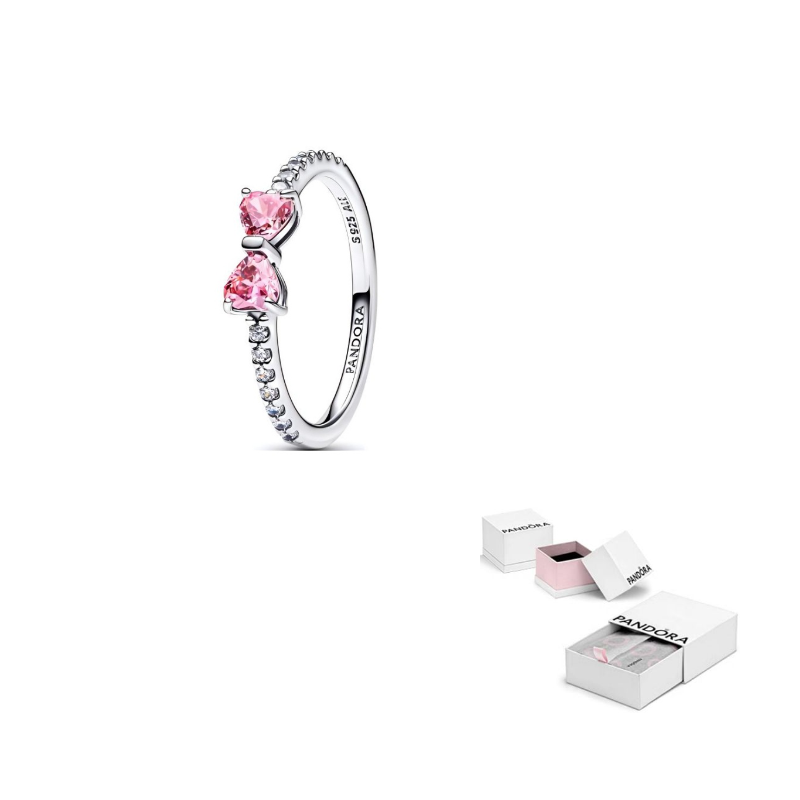 Pandora 925 Silver Zirconia Ring.