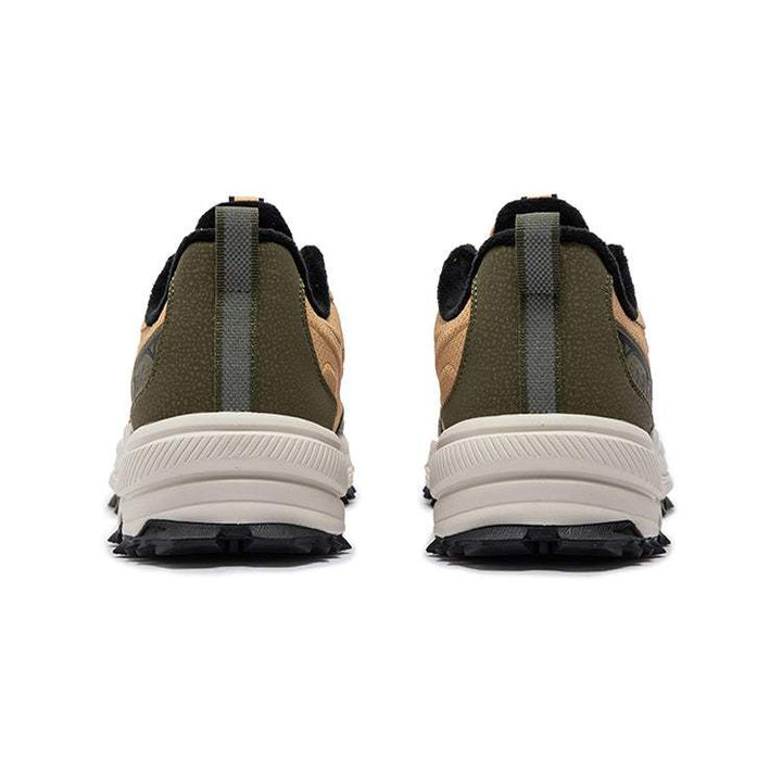 حذاء 361 بدرجات بُنية وخضراء بتصميم متين ونعل مضاد للانزلاق يناسب المشي والجري