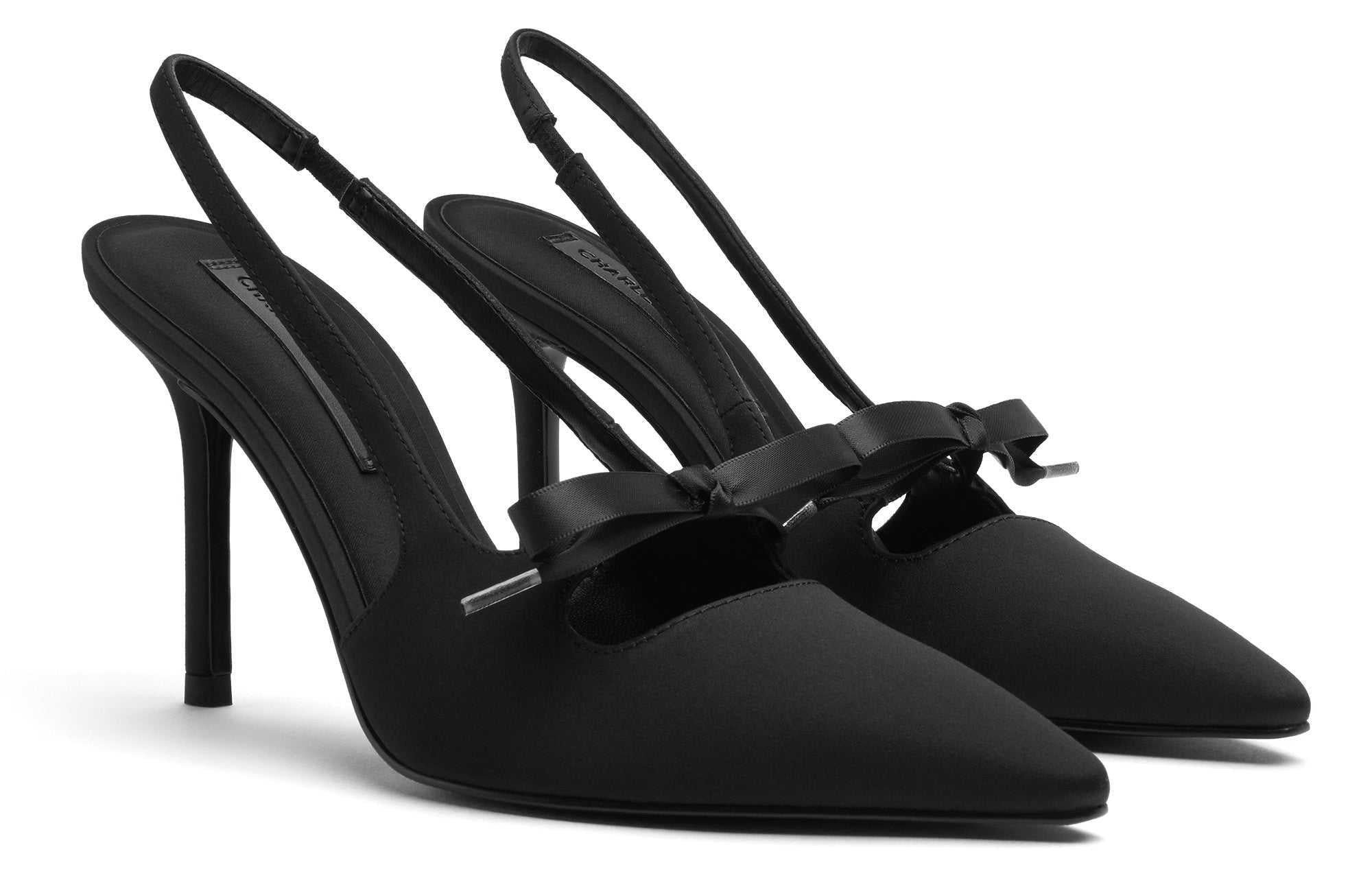 CHARLES & KEITH High Heel | حذاء سلينج باك من تشارلز آند كيث 🎀✨.