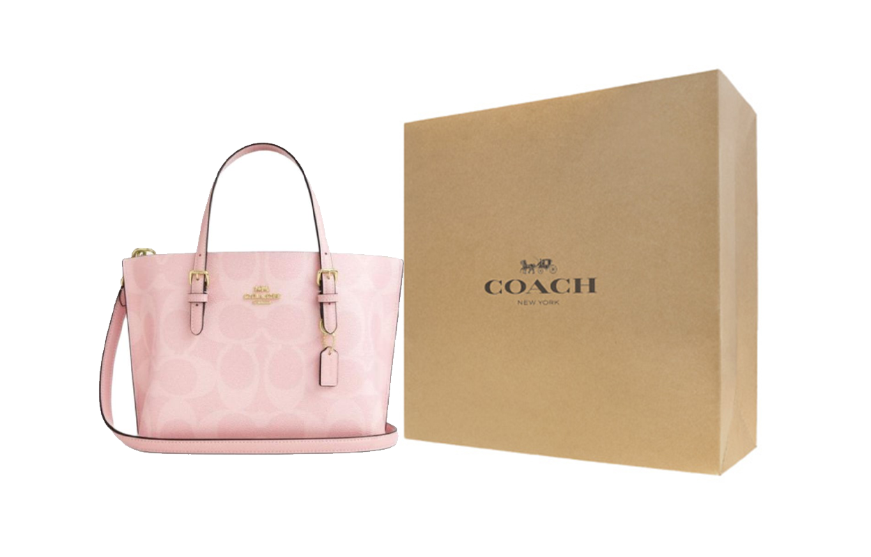 COACH Mollie  Tote Bag 25 Fatty Pink.