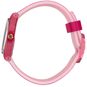 SWATCH Gent Quartz Movement 30m Water Resistance Women's Watch Swiss Watch 34*39.2mm Pink Dial Plastic Case Silicone Strap