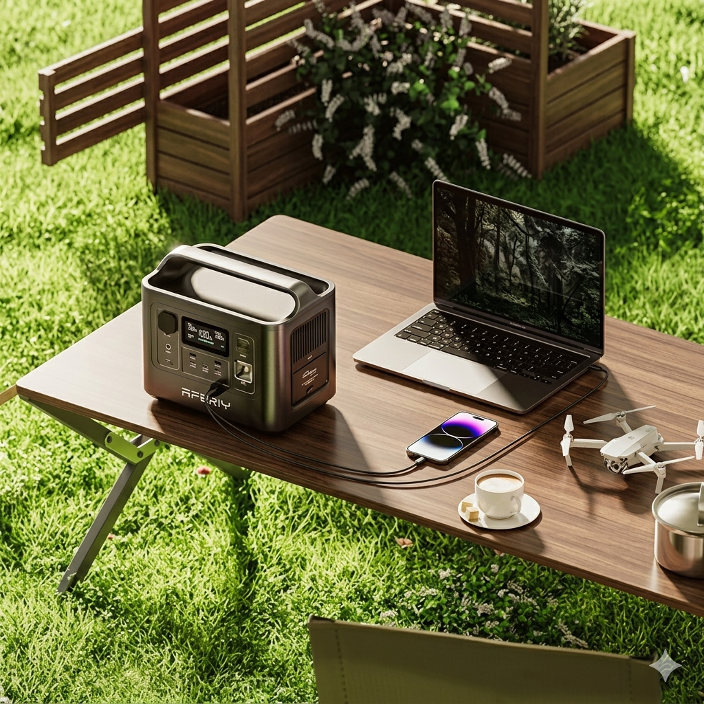محطة طاقة شمسية محمولة AFERIY AF-P010 Portable Power Station | شحن سريع ونظام UPS.