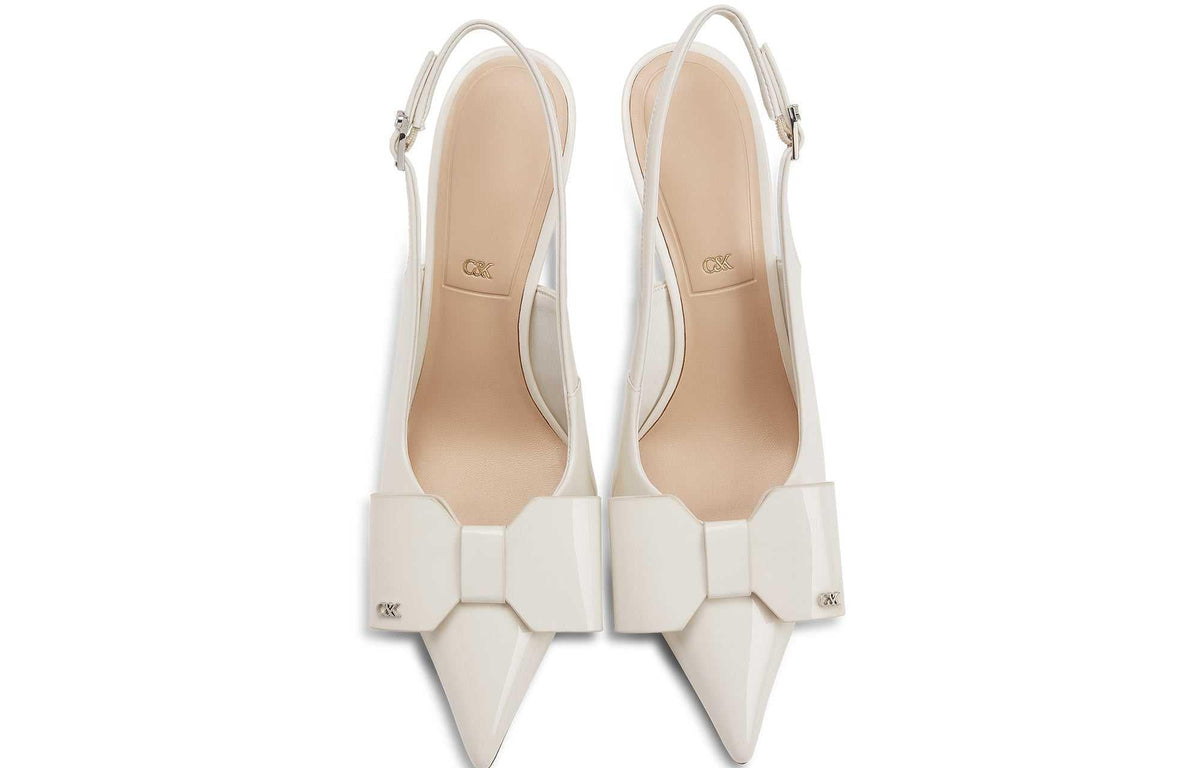 Charles & Keith High Heel | 🎀 حذاء الفيونكة الأنيق بكعب 10سم ✨.