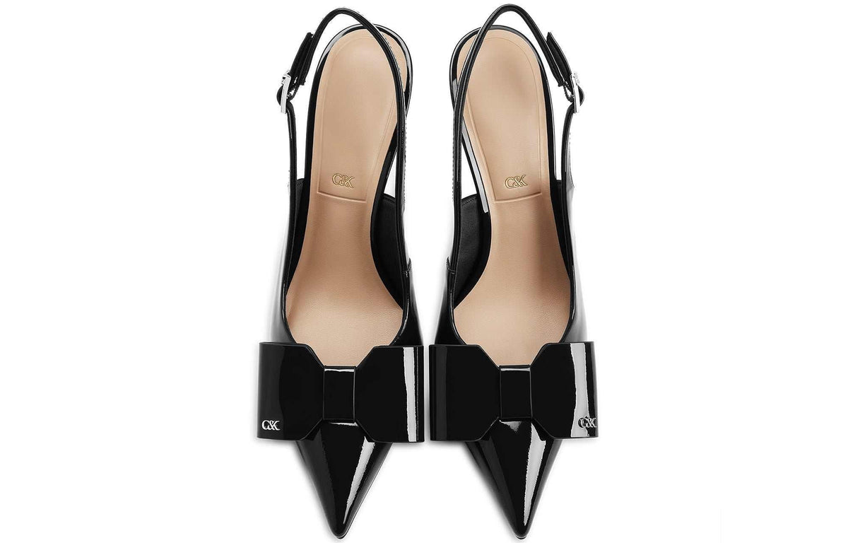 Charles & Keith High Heel | 🎀 حذاء الفيونكة الأنيق بكعب 10سم ✨.