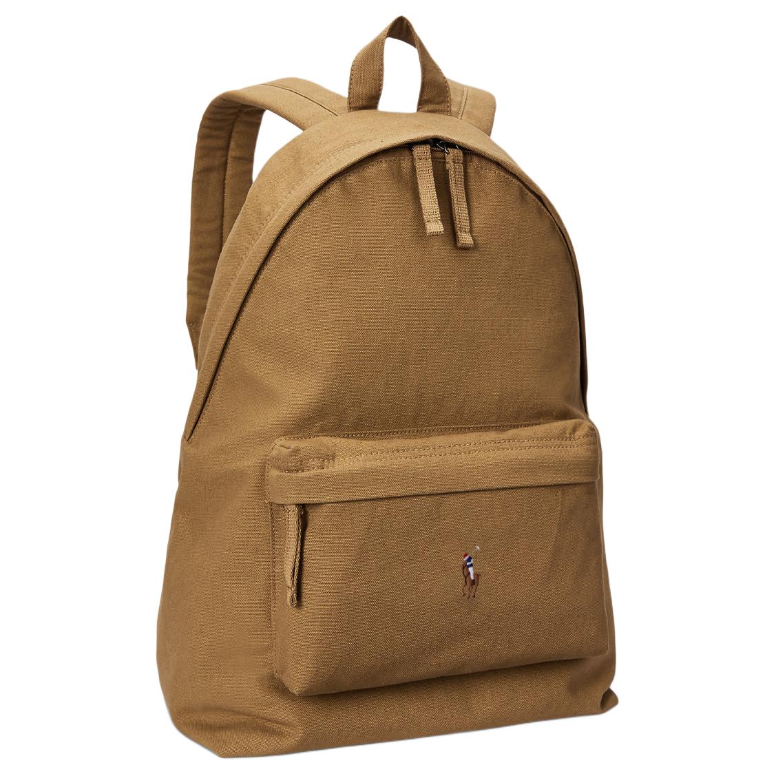 Polo Ralph Lauren Signature Pony Emblem Fabric Backpack Men's Brown-Yellow