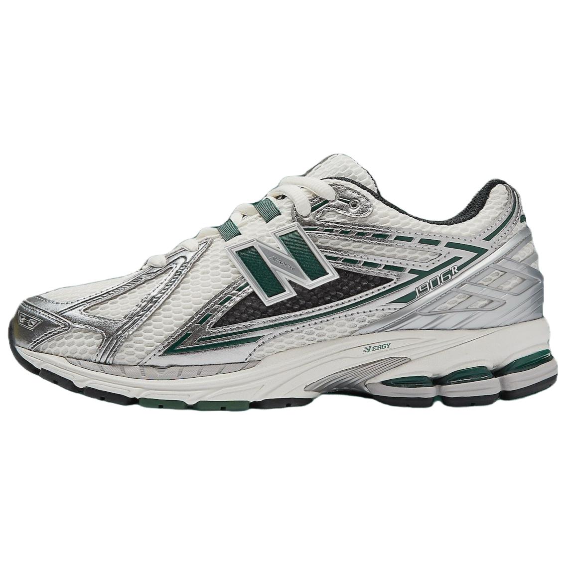 New Balance NB 1906R Versatile Fashion Shock-Absorbing Low-Top Running Shoes Universal Silver