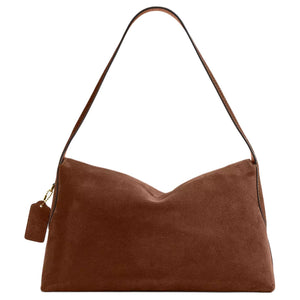 COACH Chelsea 36 Brand Logo Push-Lock Closure Cowhide Layered Leather Single Shoulder Bag Large Women's Warm Brown