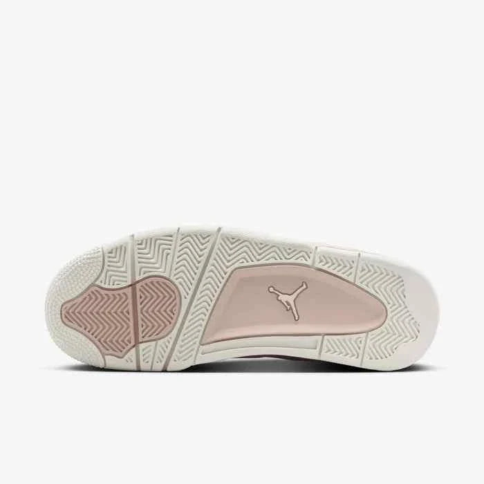 Sole of Air Jordan 4RM women's shoe in Pink Oxford/Phantom.
