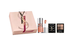 YSL Saint Laurent Eyeshadow Lip Gloss Makeup Set.