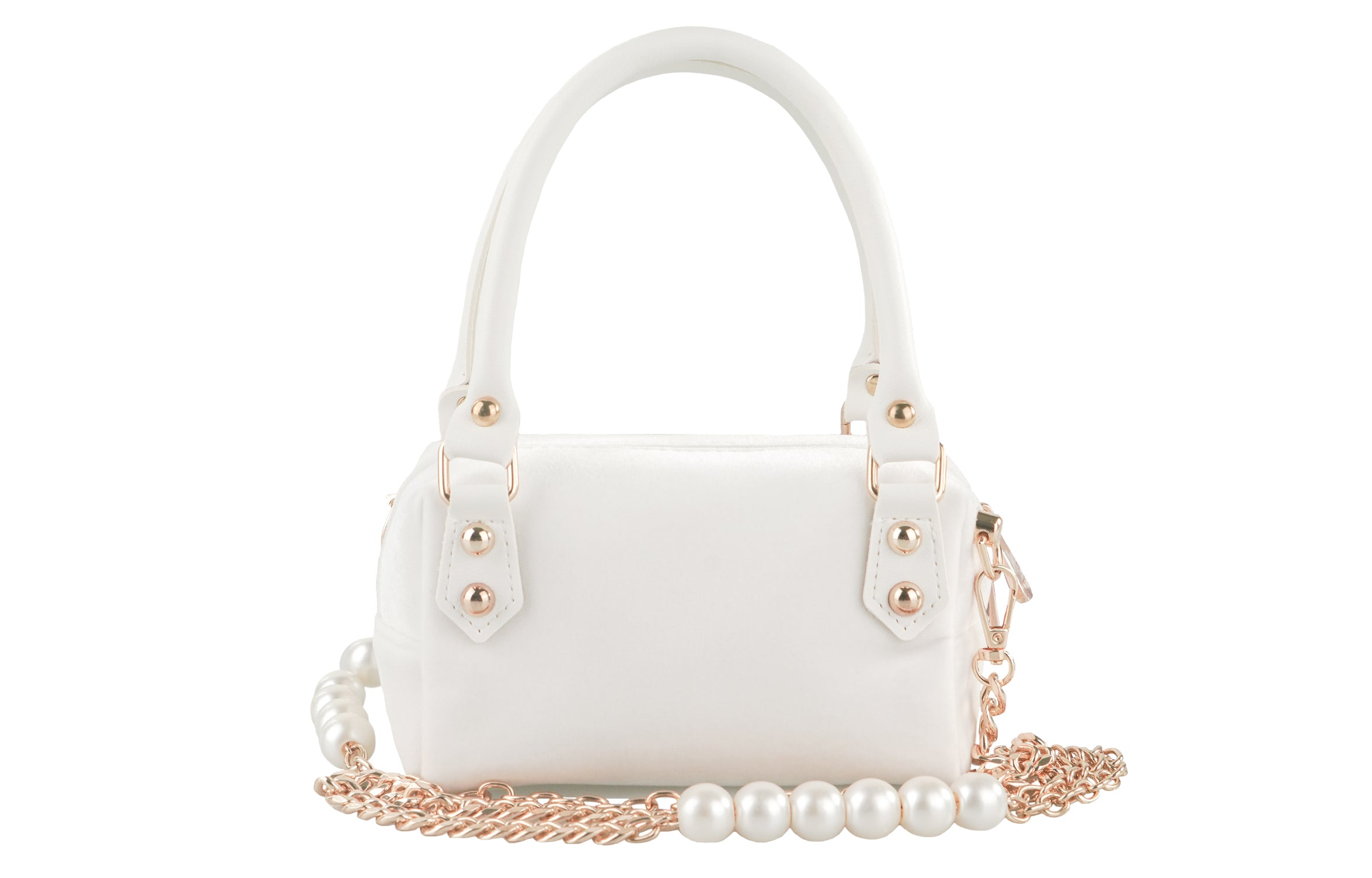 DIOR [Custom Makeup Bag] RISK Zhuang Sheng Xiaomeng Handbag Crossbody Bag Butterfly Pearl Platinum