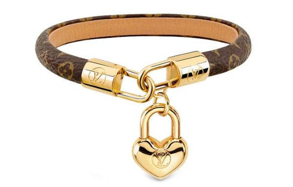 LOUIS VUITTON Crazy In Lock Canvas Bracelet Women's