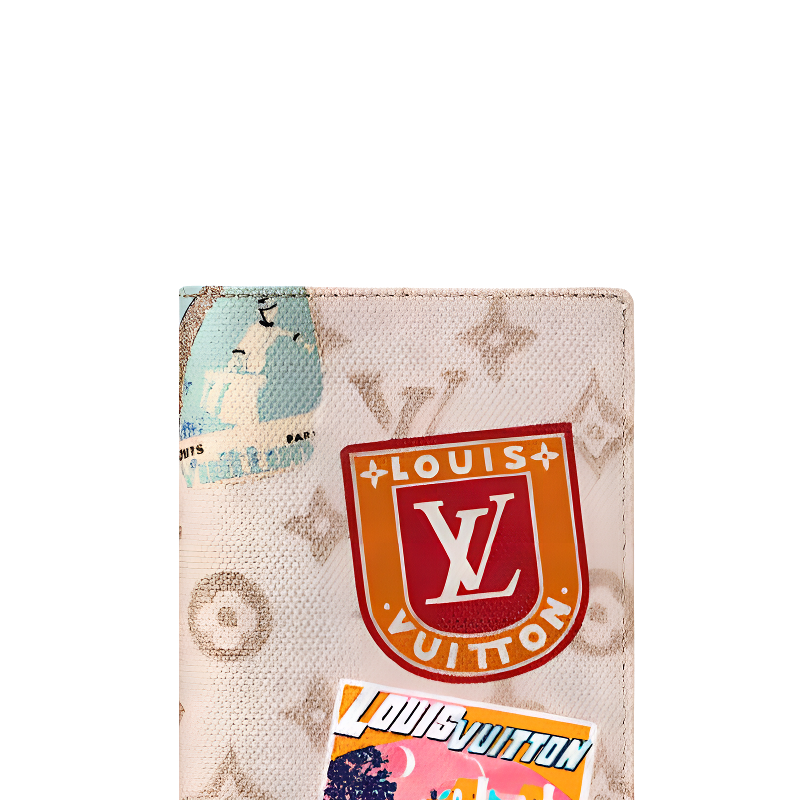 محفظة جواز سفر Louis Vuitton بتصميم World Tour.