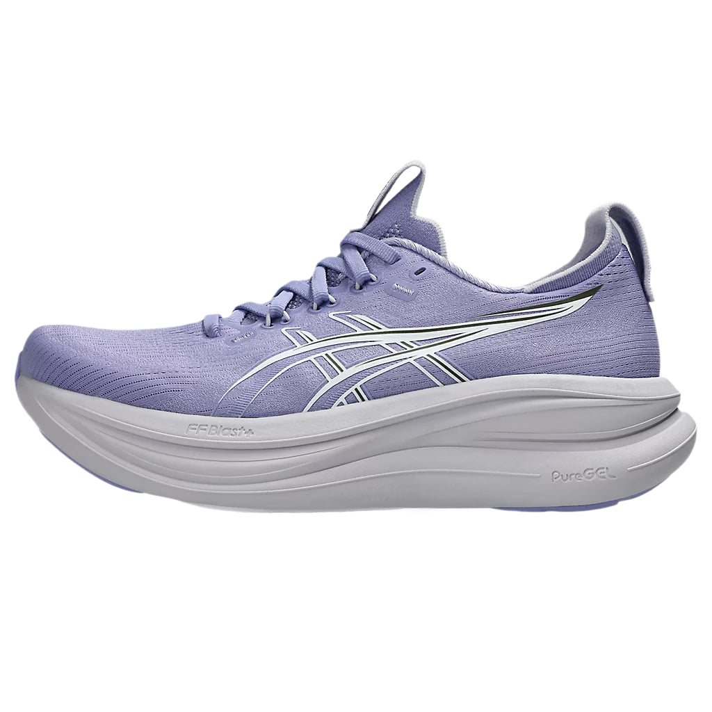 ASICS GEL-NIMBUS 28 Women's Running Shoes with Round Toe, Lace-Up Design, Shock Absorption, Breathable, and Low-Top Style
