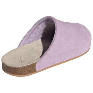 Adidas Originals Adimule Slides in a light purple.