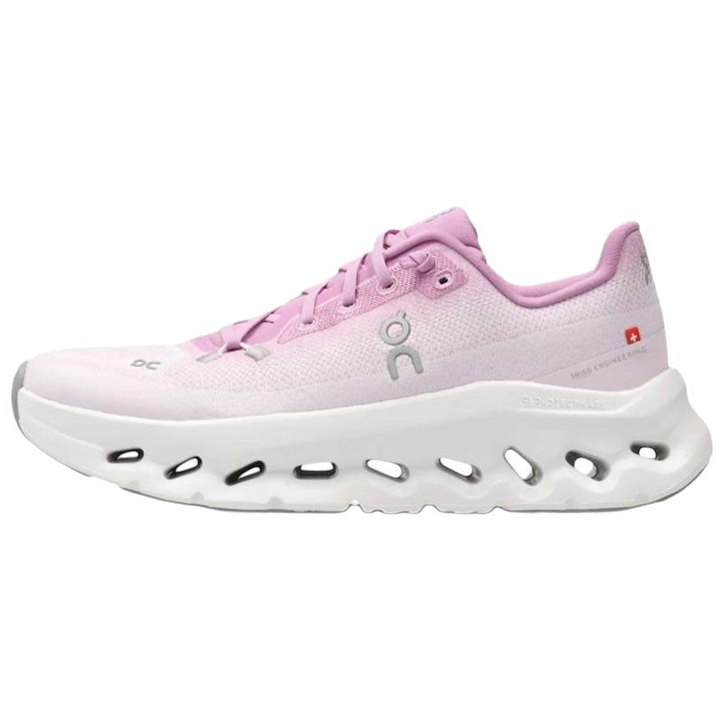 On Run Cloudtilt Comfortable Fit Running Shoes Women's White Light Pink Purple