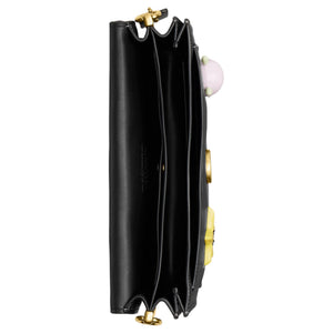COACH x BRAIN DEAD Collaboration Soft Tabby 26 Pin Decoration Cowhide Single Shoulder Bag Medium Unisex Couple Style Black