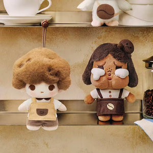 دمية قطيفة معلقة صندوق عشوائي POPMART سلسلة Coffee Factory - رفعة