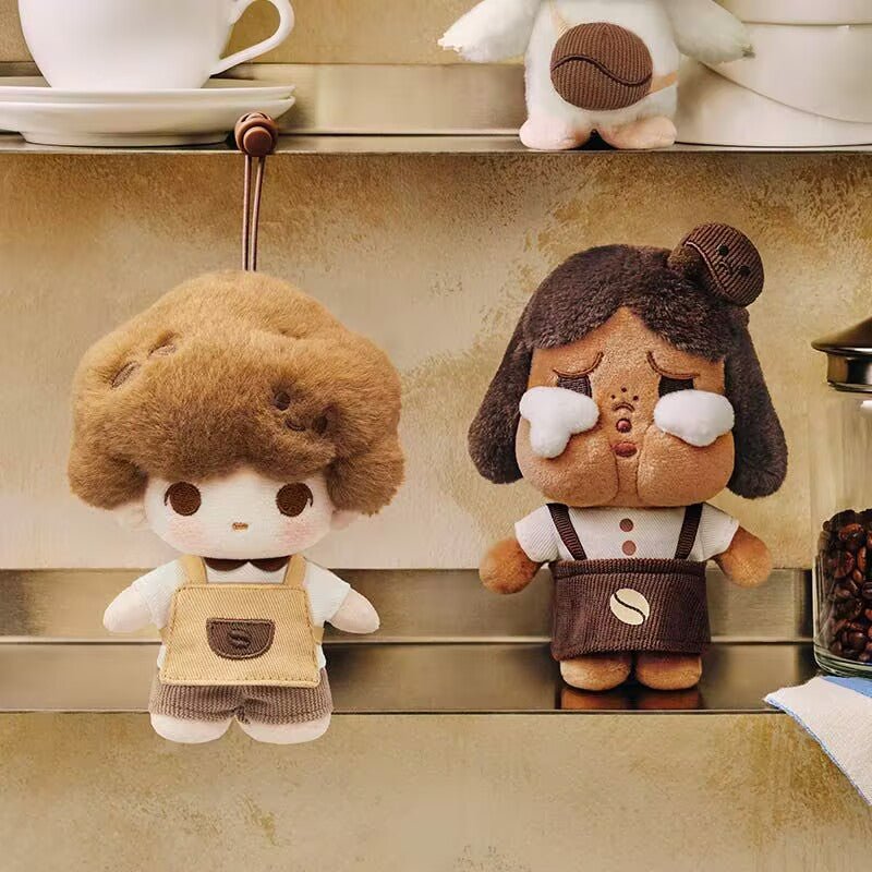 دمية قطيفة معلقة صندوق عشوائي POPMART سلسلة Coffee Factory - رفعة
