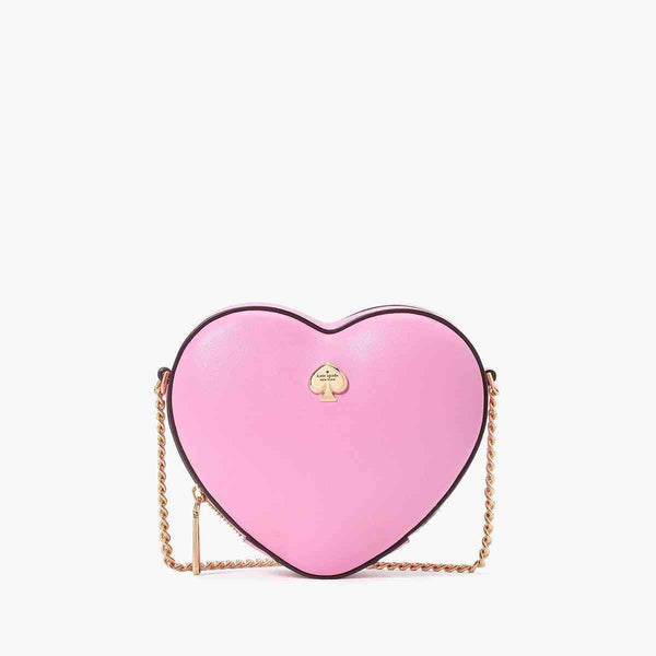 Kate Spade حقيبة يد على شكل قلب باللون الوردي من كيت سبيد