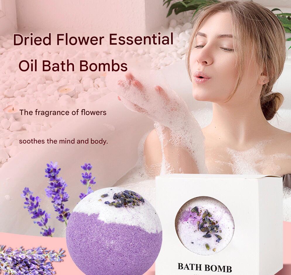 Bath Bombs فوار استحمام طبيعي بالزهور والزيوت العطرية