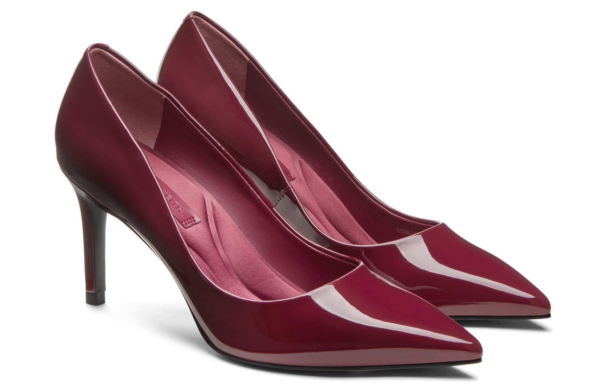 حذاء نسائي High Heels بمقدمة مدببة وجلد لامع CHARLES & KEITH.