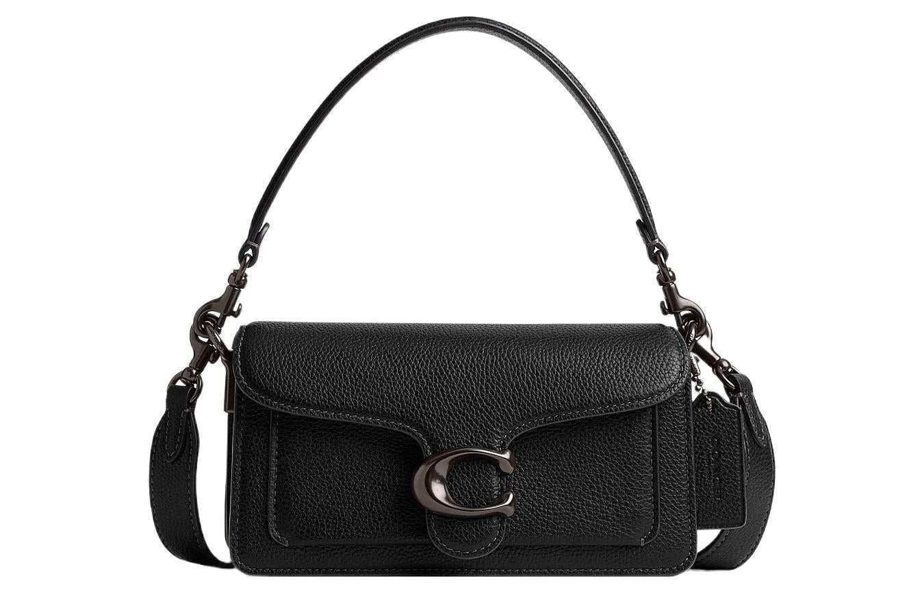 COACH Tabby bag 20 Small Black |👜 حقيبة كوتش تابي 20 الجلدية السوداء.