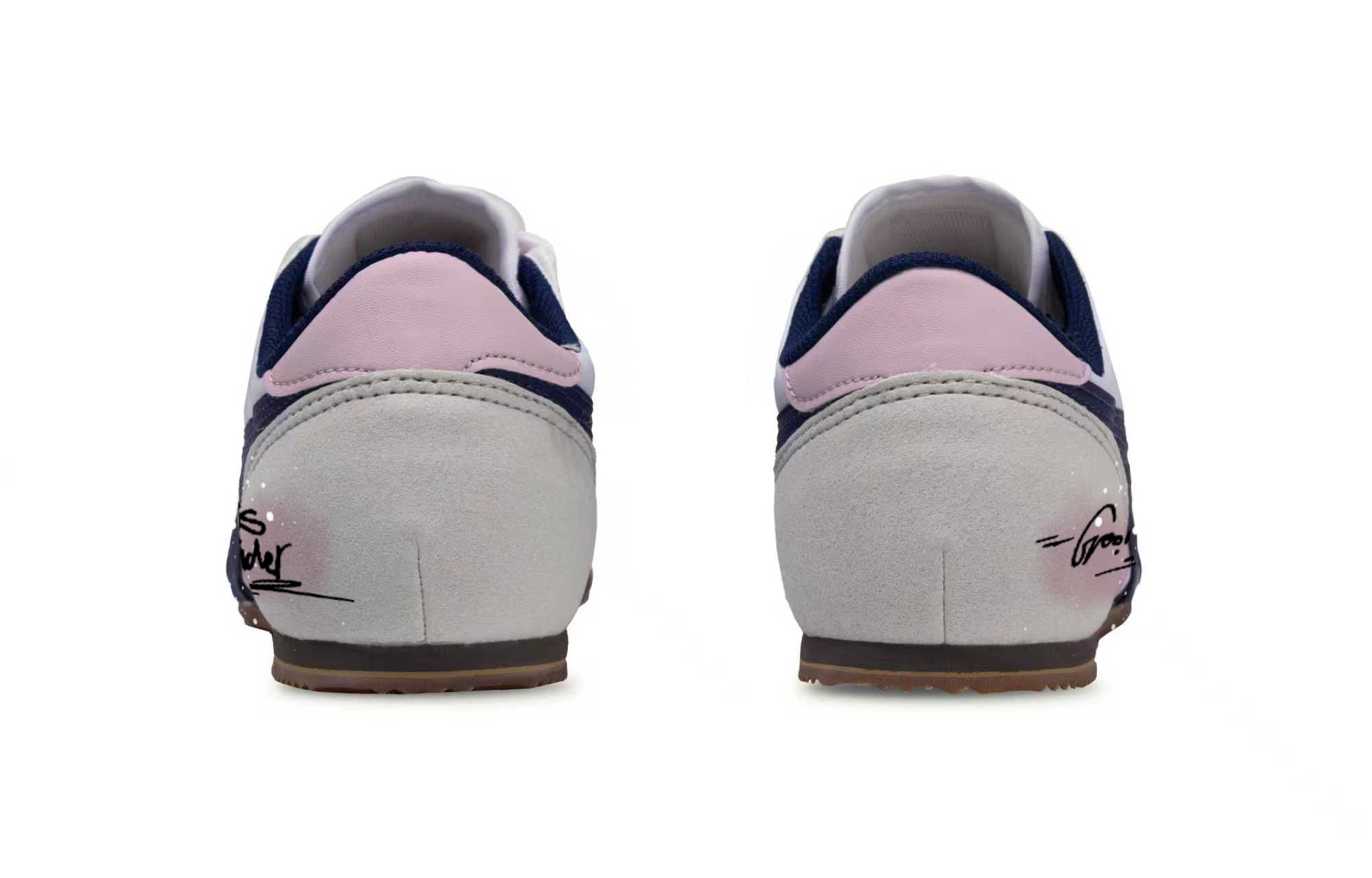 [Custom Sneakers] Onitsuka Tiger Pink White.