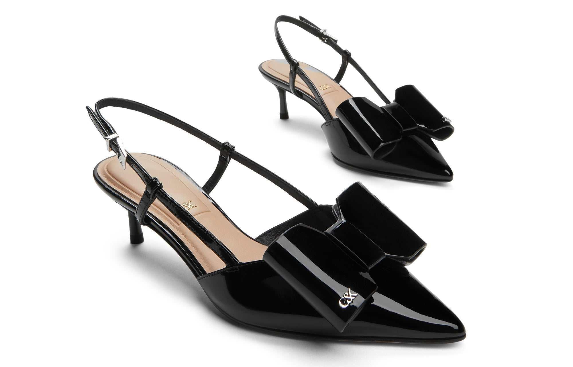 Charles & Keith High Heel | 🎀 حذاء الفيونكة الأنيق بكعب مريح (5.2 سم) ✨.