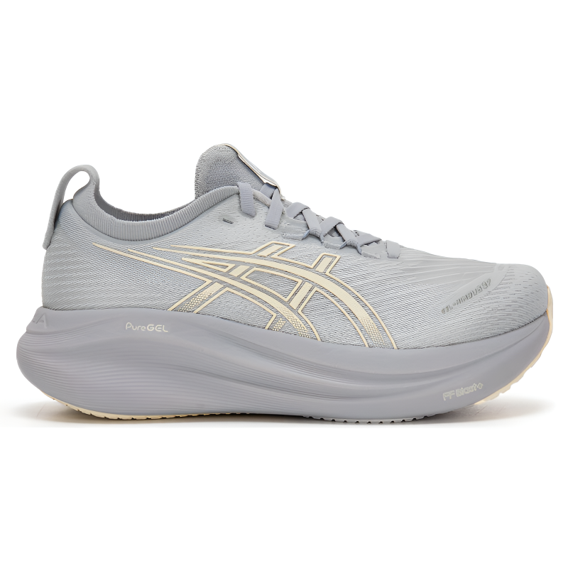 حذاء جري Asics Novablast بتقنية PureGEL لون رمادي