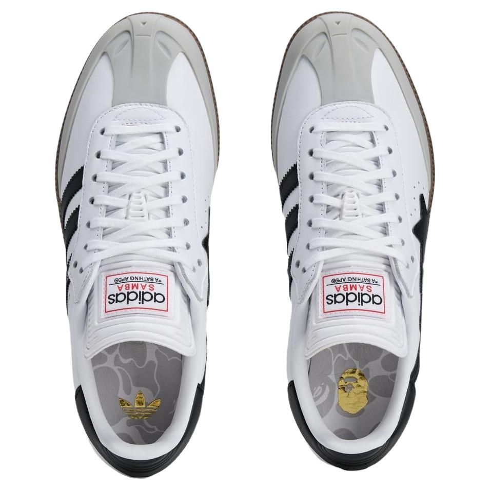 adidas SAMBA BAPE white and black.