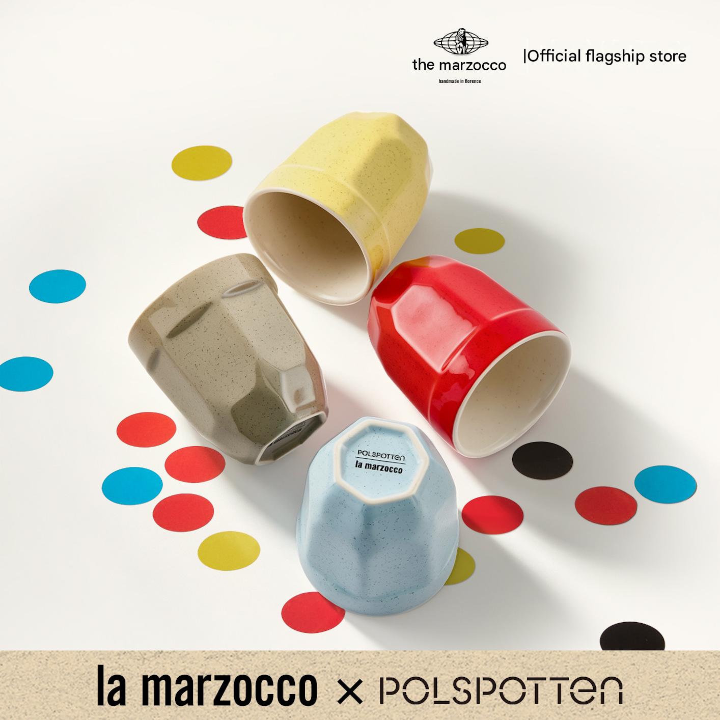 طقم أكواب La Marzocco x POLSPOTTEN سيراميك أصلي 100%
