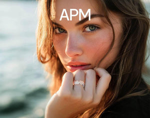 apm monaco  heart to heart  925 silver ring.