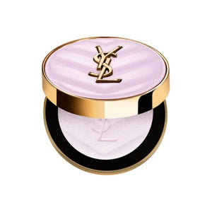 بلاشر مضغوط بشعار YSL بحافة ذهبية اللون